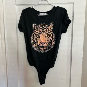 Free People Lion T-Shirt bodysuit! Brand new with tags!